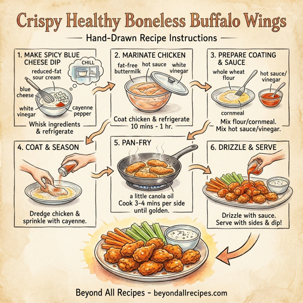 Crispy Healthy Boneless Buffalo Wings instructions