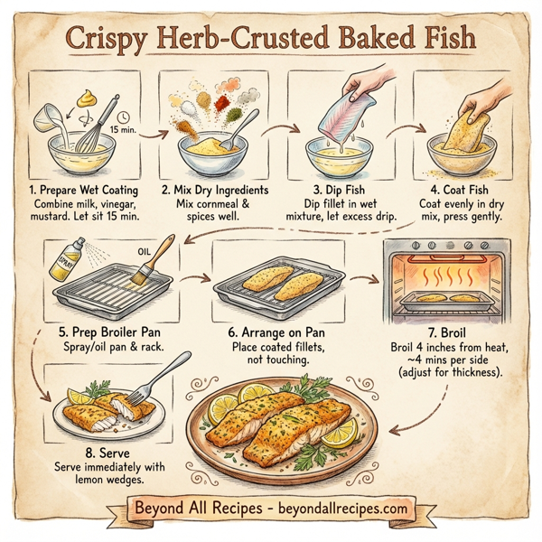 Crispy Herb-Crusted Baked Fish instructions