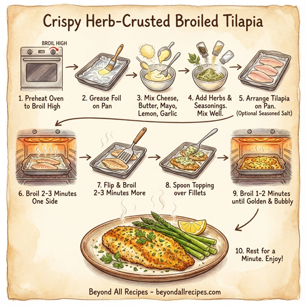 Crispy Herb-Crusted Broiled Tilapia instructions