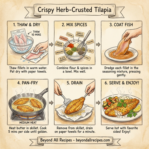 Crispy Herb-Crusted Tilapia instructions