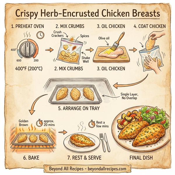 Crispy Herb-Encrusted Chicken Breasts instructions