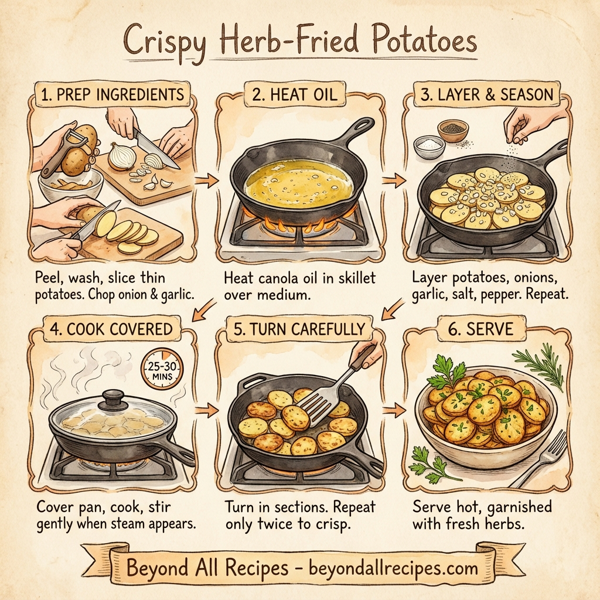 Crispy Herb-Fried Potatoes instructions