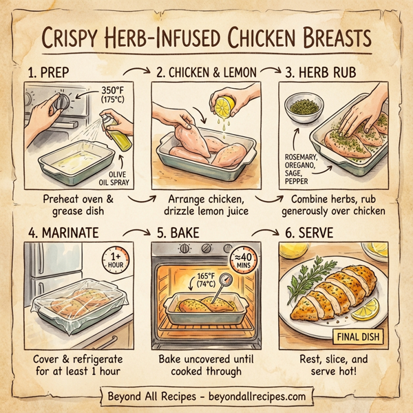 Crispy Herb-Infused Chicken Breasts instructions