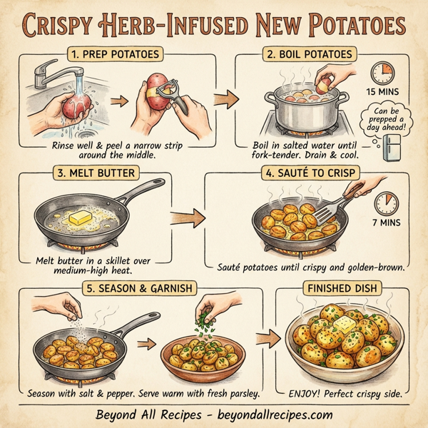 Crispy Herb-Infused New Potatoes instructions