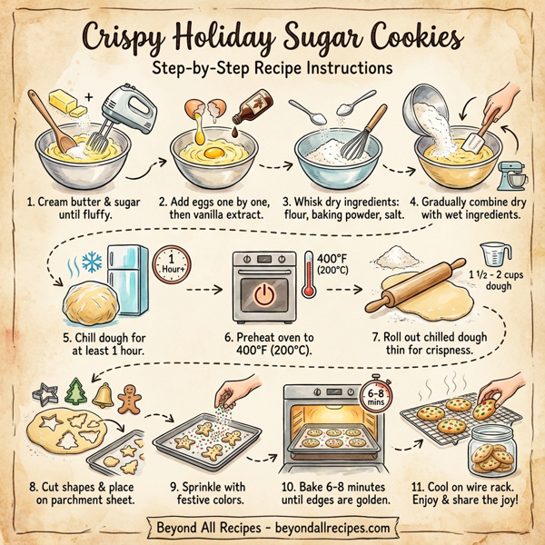 Crispy Holiday Sugar Cookies instructions
