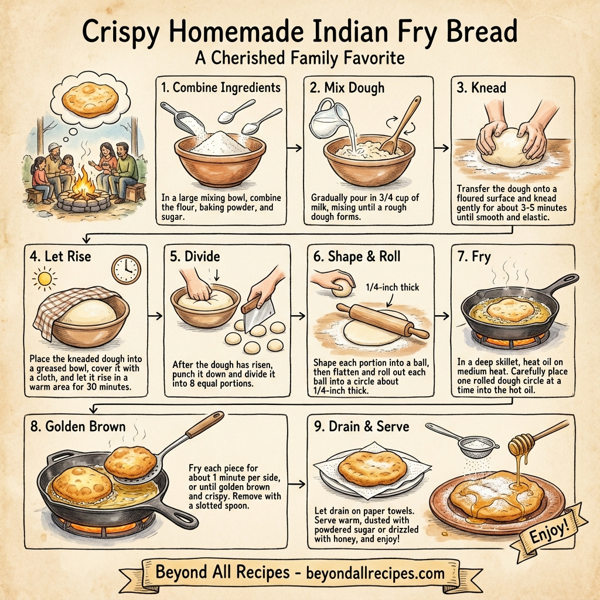 Crispy Homemade Indian Fry Bread instructions