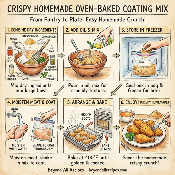 Crispy Homemade Oven-Baked Coating Mix instructions
