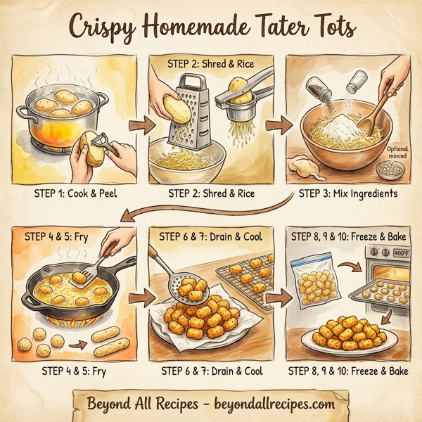 Crispy Homemade Tater Tots instructions