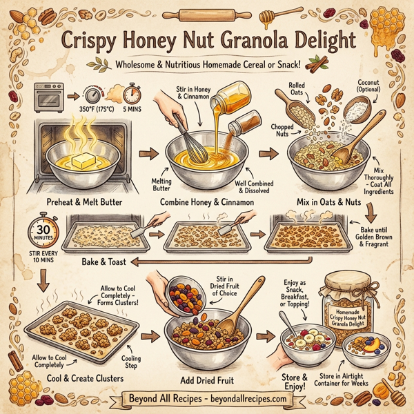 Crispy Honey Nut Granola Delight instructions