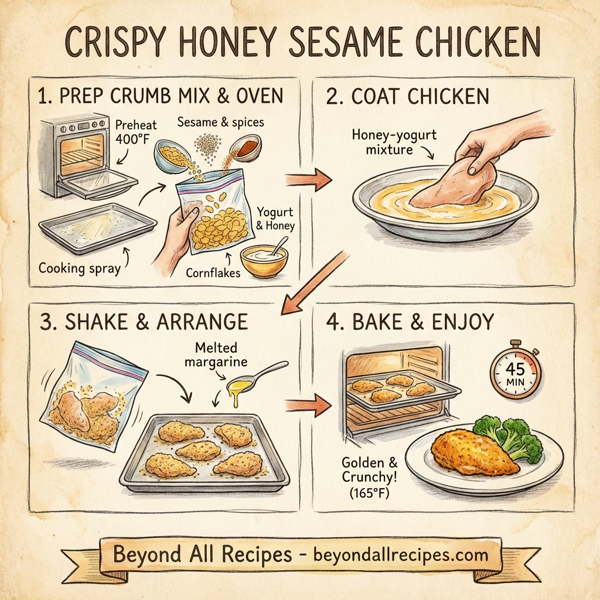 Crispy Honey Sesame Chicken instructions