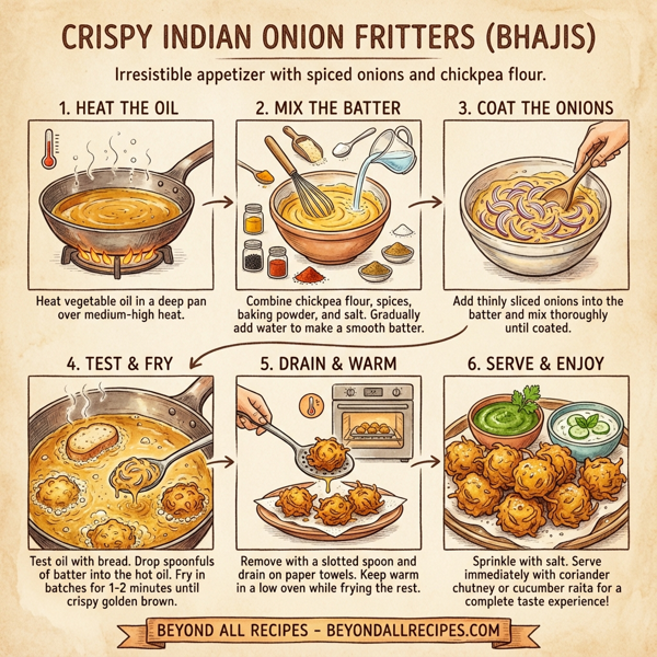 Crispy Indian Onion Fritters (Bhajis) instructions