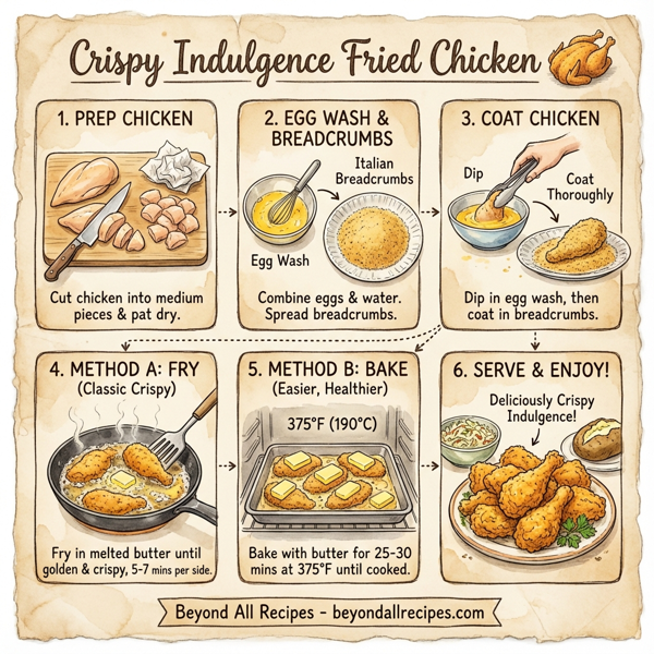 Crispy Indulgence Fried Chicken instructions