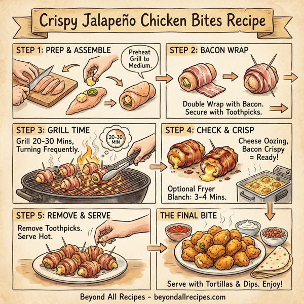 Crispy Jalapeño Chicken Bites instructions