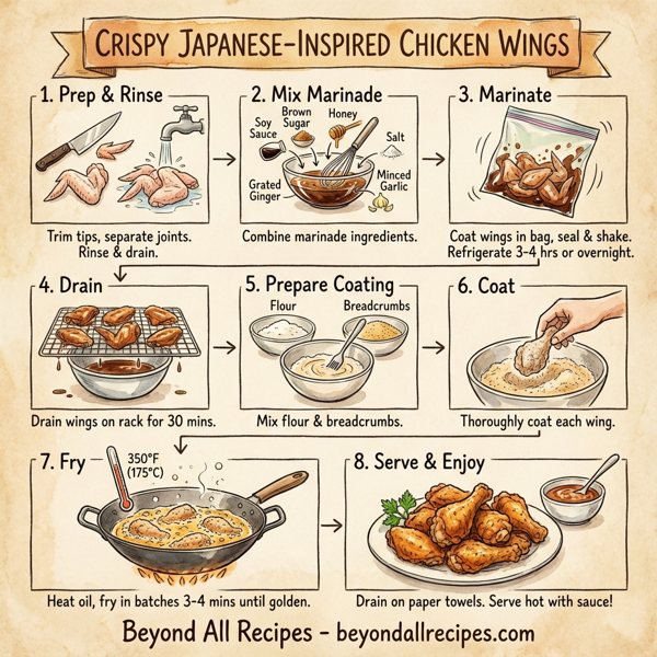 Crispy Japanese-Inspired Chicken Wings instructions