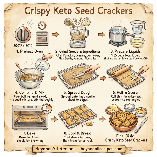 Crispy Keto Seed Crackers instructions