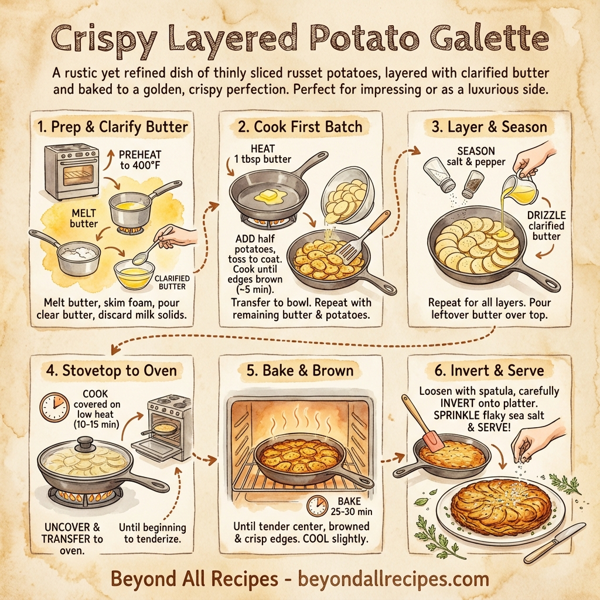 Crispy Layered Potato Galette instructions