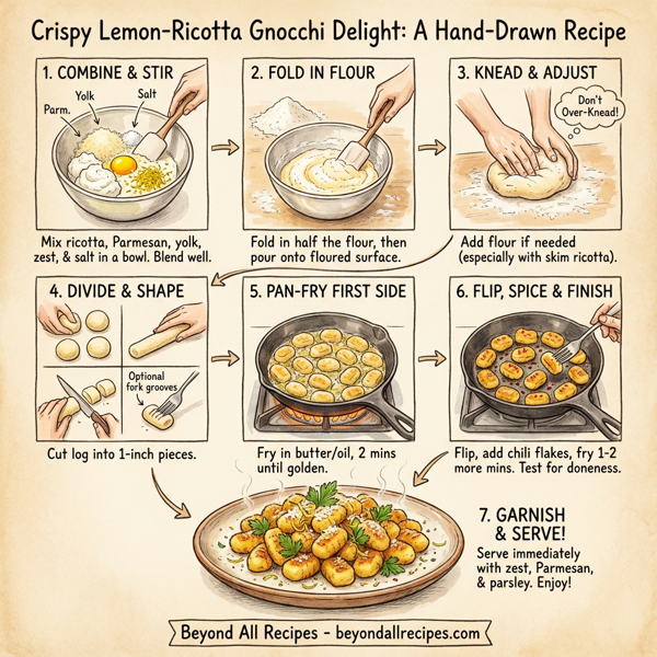 Crispy Lemon-Ricotta Gnocchi Delight instructions