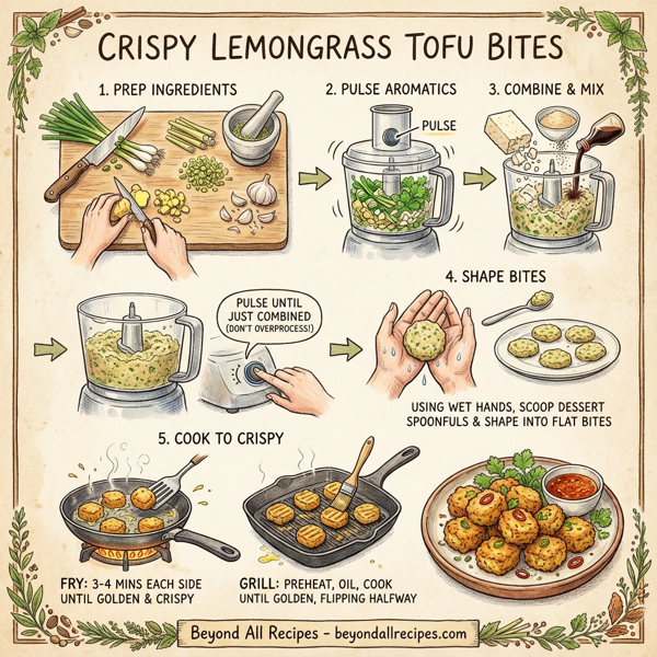 Crispy Lemongrass Tofu Bites instructions