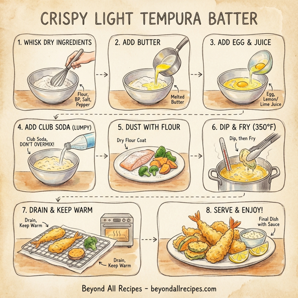 Crispy Light Tempura Batter instructions