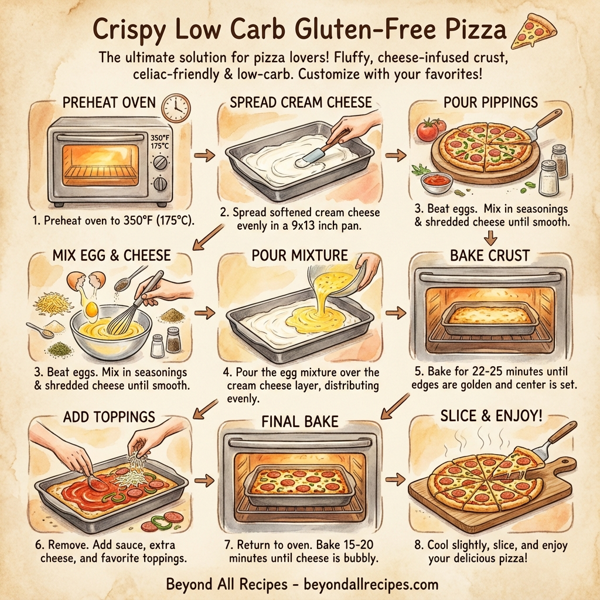 Crispy Low Carb Gluten-Free Pizza instructions