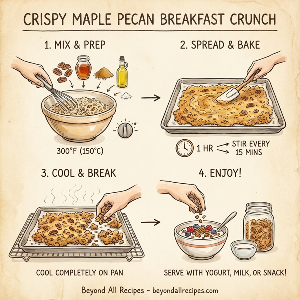 Crispy Maple Pecan Breakfast Crunch instructions