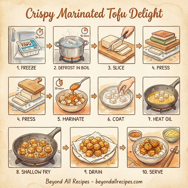Crispy Marinated Tofu Delight instructions