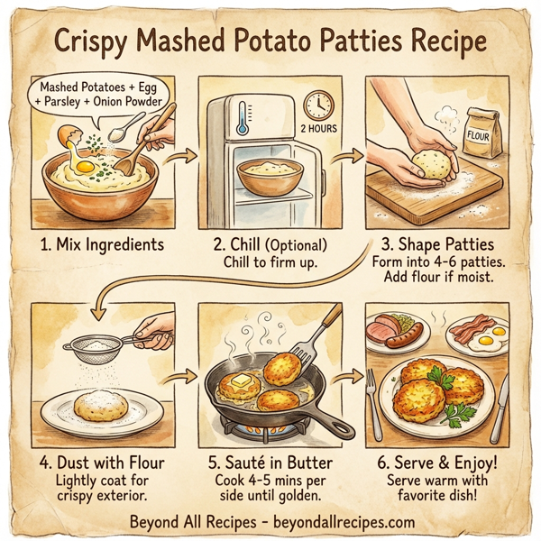 Crispy Mashed Potato Patties instructions