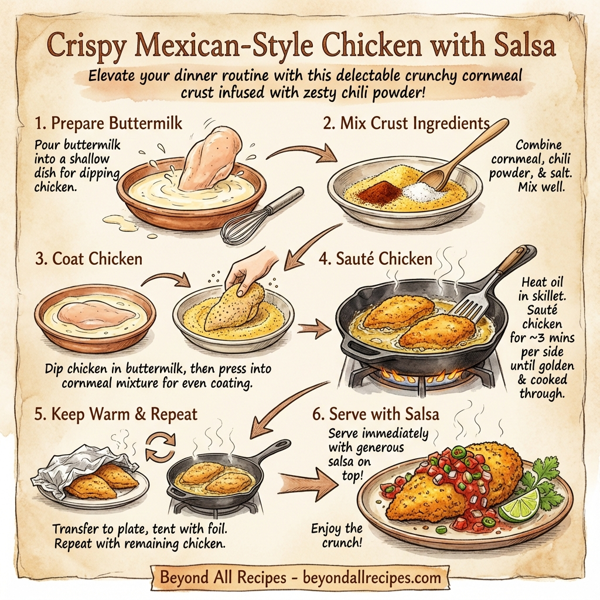 Crispy Mexican-Style Chicken with Salsa instructions