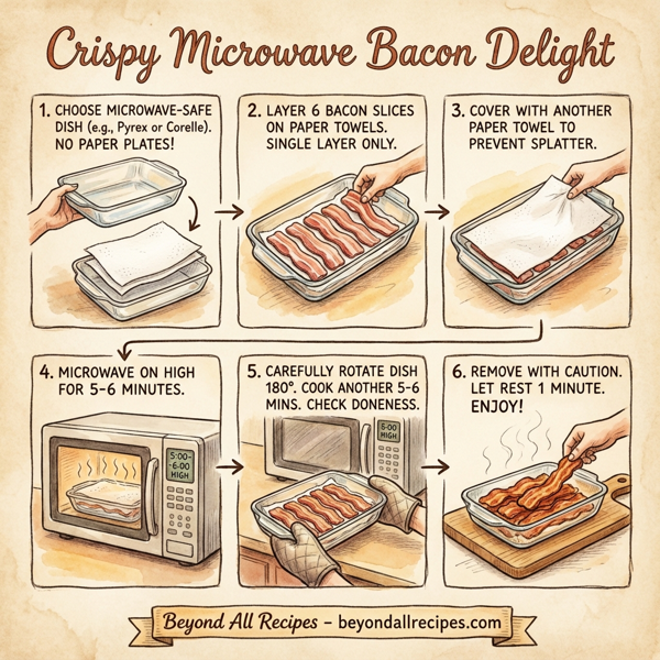 Crispy Microwave Bacon Delight instructions
