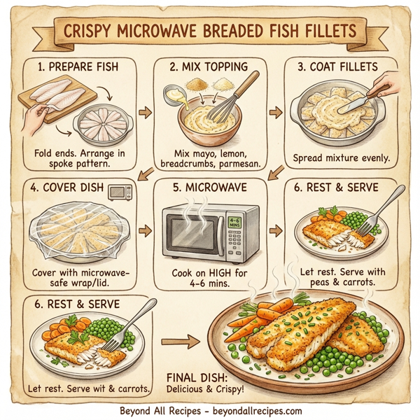 Crispy Microwave Breaded Fish Fillets instructions