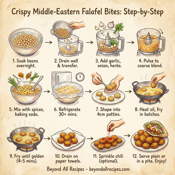 Crispy Middle-Eastern Falafel Bites instructions