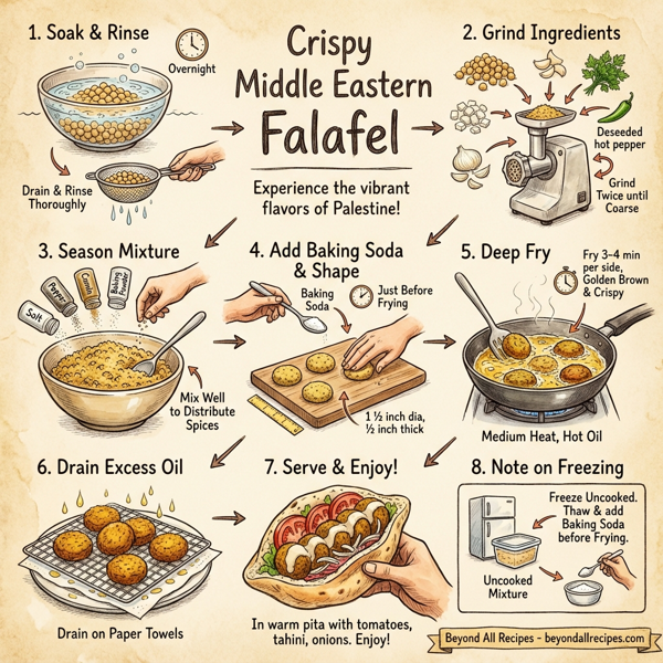 Crispy Middle Eastern Falafel instructions