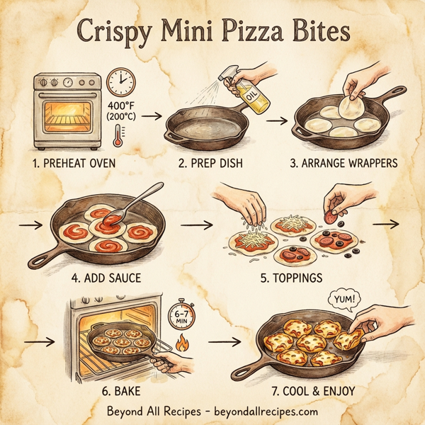 Crispy Mini Pizza Bites instructions
