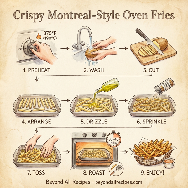 Crispy Montreal-Style Oven Fries instructions