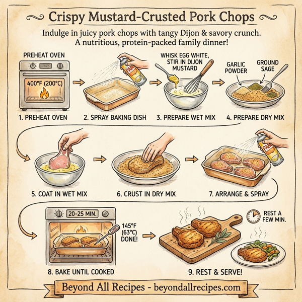 Crispy Mustard-Crusted Pork Chops instructions