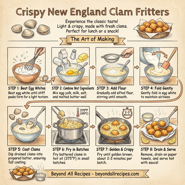 Crispy New England Clam Fritters instructions