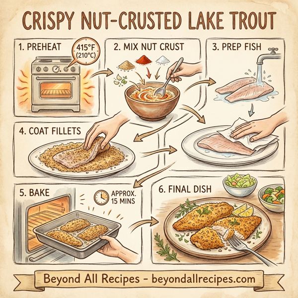 Crispy Nut-Crusted Lake Trout instructions