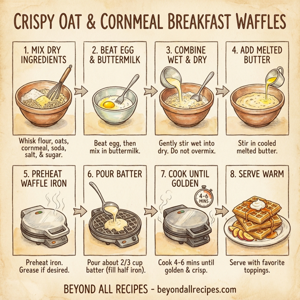 Crispy Oat & Cornmeal Breakfast Waffles instructions