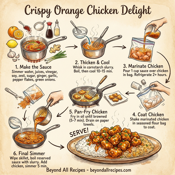 Crispy Orange Chicken Delight instructions