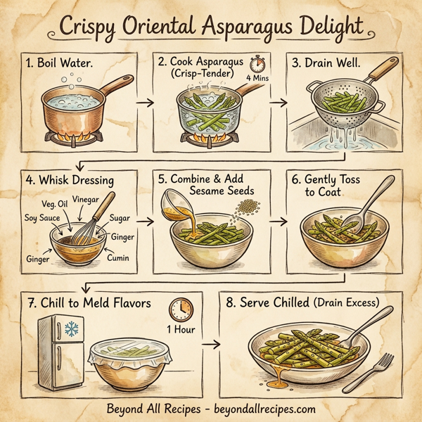 Crispy Oriental Asparagus Delight instructions
