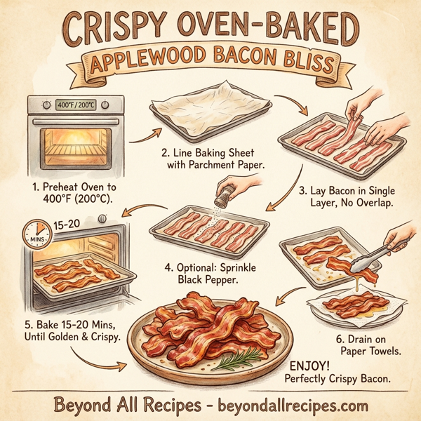 Crispy Oven-Baked Applewood Bacon Bliss instructions