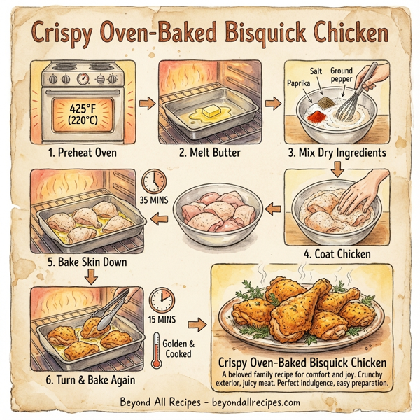 Crispy Oven-Baked Bisquick Chicken instructions
