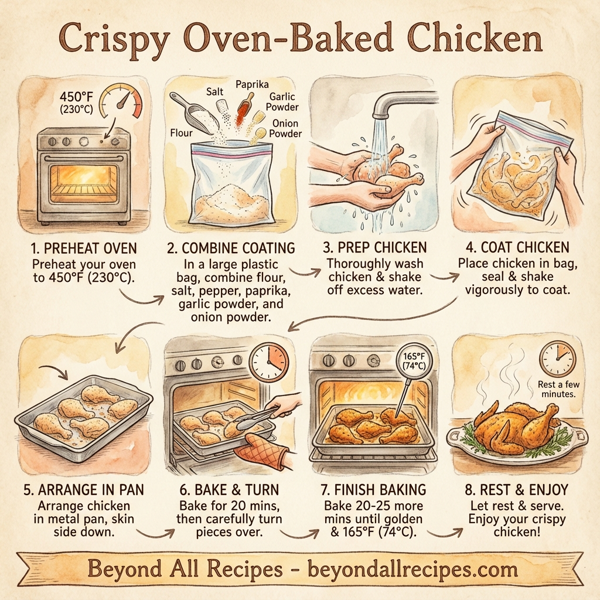 Crispy Oven-Baked Chicken instructions