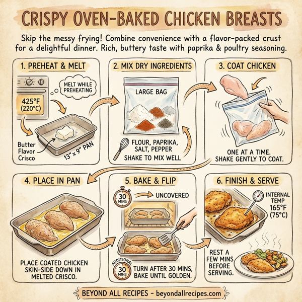 Crispy Oven-Baked Chicken Breasts instructions