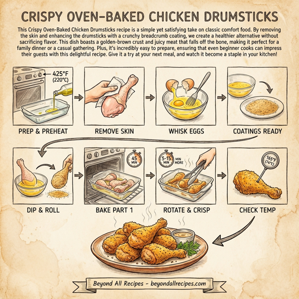 Crispy Oven-Baked Chicken Drumsticks instructions