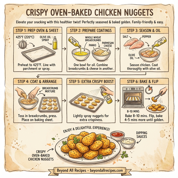 Crispy Oven-Baked Chicken Nuggets instructions