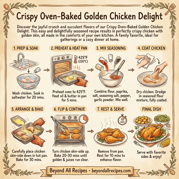 Crispy Oven-Baked Golden Chicken Delight instructions