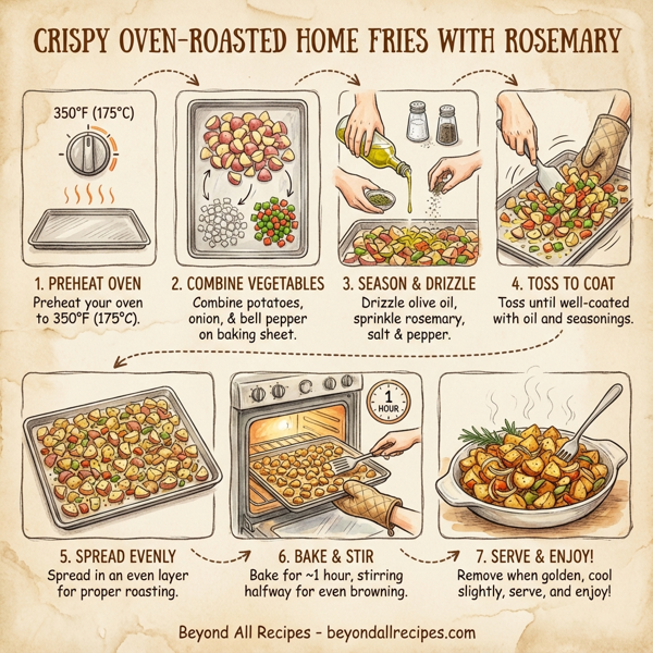 Crispy Oven-Roasted Home Fries with Rosemary instructions