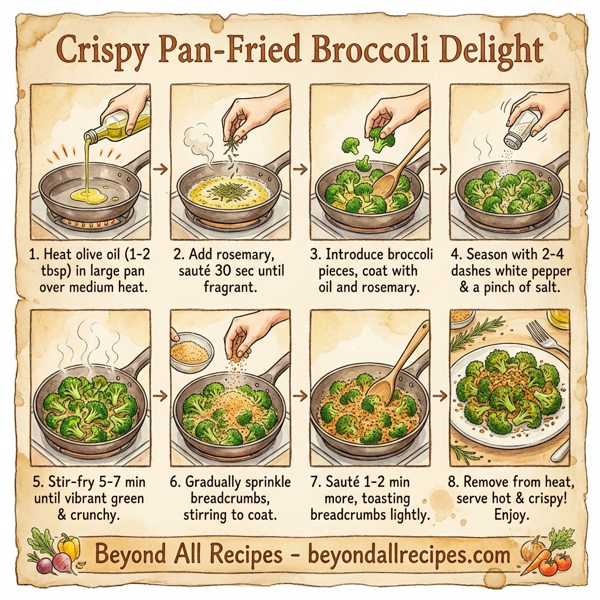 Crispy Pan-Fried Broccoli Delight instructions