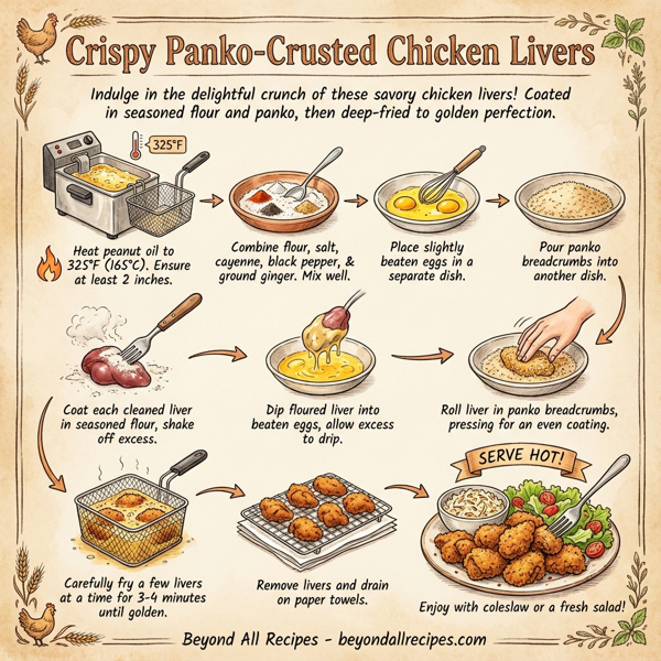 Crispy Panko-Crusted Chicken Livers instructions